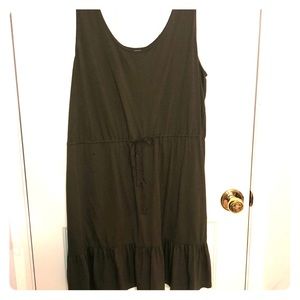 Olive Green Tassel Sundress